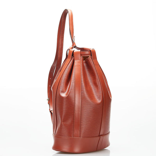 ルイ ヴィトン エピ ランドネPM ショルダーバッグ M52353 ケニアン ブラウン レザー レディース LOUIS VUITTON 【中古】