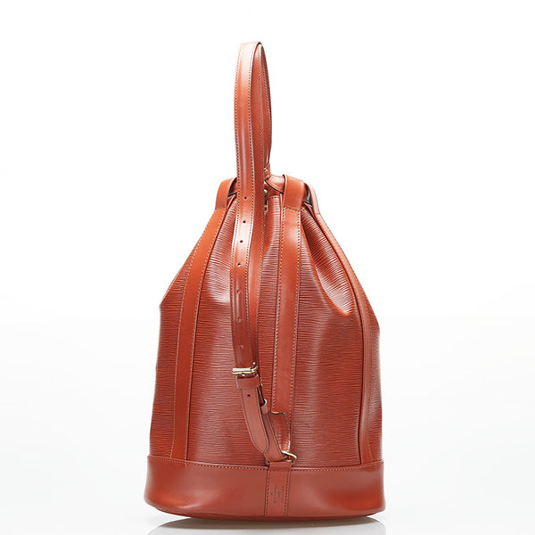 ルイ ヴィトン エピ ランドネPM ショルダーバッグ M52353 ケニアン ブラウン レザー レディース LOUIS VUITTON 【中古】