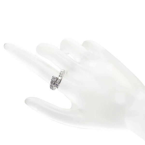 Pt900 プラチナ ダイヤ1.00ct リング 指輪 レディース 10.5号 【中古】