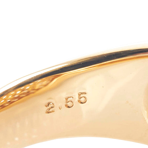 K18YG イエローゴールド ダイヤ2.55ct リング 指輪 レディース 12号 【中古】