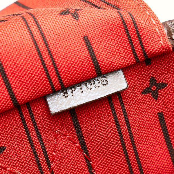 ルイ ヴィトン ダミエ ネヴァーフルMM トートバッグ ショルダーバッグ N51105 ブラウン PVC レザー レディース LOUIS VUITTON 【中古】