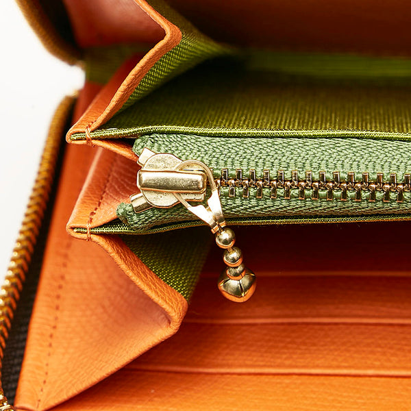 エーディーエムジェイ クロコ型押し ショルダーバッグ チェーンウォレット パープル レザー レディース ADMJアクセソワ 【中古】