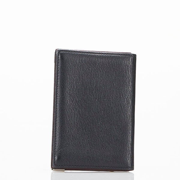 カルティエ カードケース ブラック レザー メンズ CARTIER 【中古】