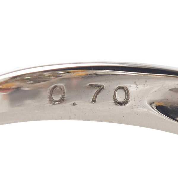 ノーブランド Pt900 プラチナ K18YG イエローゴールド コンビ ダイヤ0.70ct リング 指輪 レディース no brand 8号 【中古】
