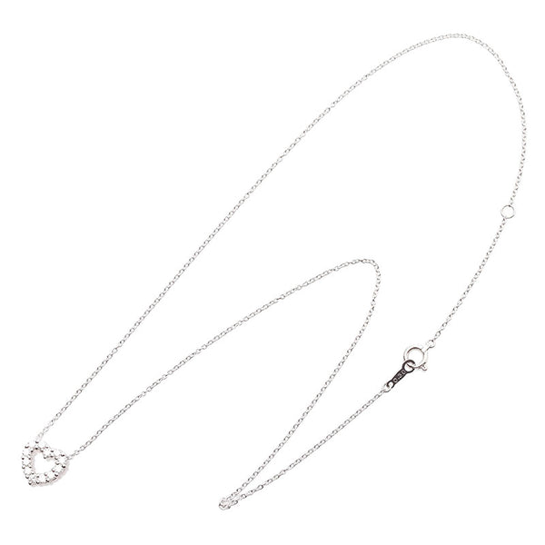 Pt900 プラチナ Pt850 プラチナ ダイヤ0.30ct ペンダントネックレス レディース 【中古】