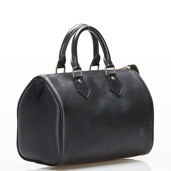 ルイ ヴィトン エピ スピーディ25 ハンドバッグ ミニボストンバッグ M43012 ノワール ブラック レザー レディース LOUIS VUITTON 【中古】
