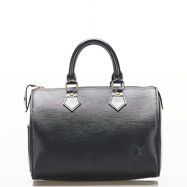 ルイ ヴィトン エピ スピーディ25 ハンドバッグ ミニボストンバッグ M43012 ノワール ブラック レザー レディース LOUIS VUITTON 【中古】