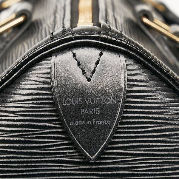 ルイ ヴィトン エピ スピーディ25 ハンドバッグ ミニボストンバッグ M43012 ノワール ブラック レザー レディース LOUIS VUITTON 【中古】