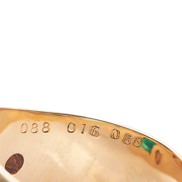 K18YG イエローゴールド ダイヤ0.66ct エメラルド0.88ct ルビー0.16ct リング 指輪 レディース 12号 【中古】