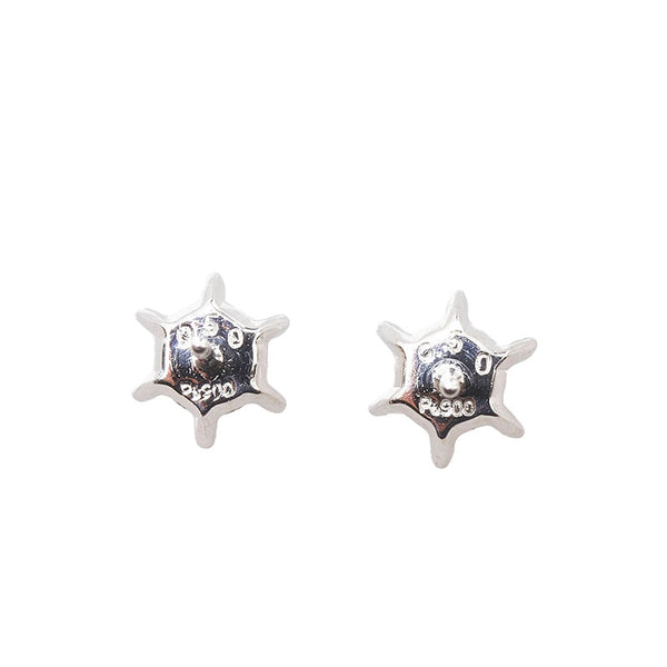 Pt900 プラチナ ダイヤ1.00ct ピアス レディース 【中古】