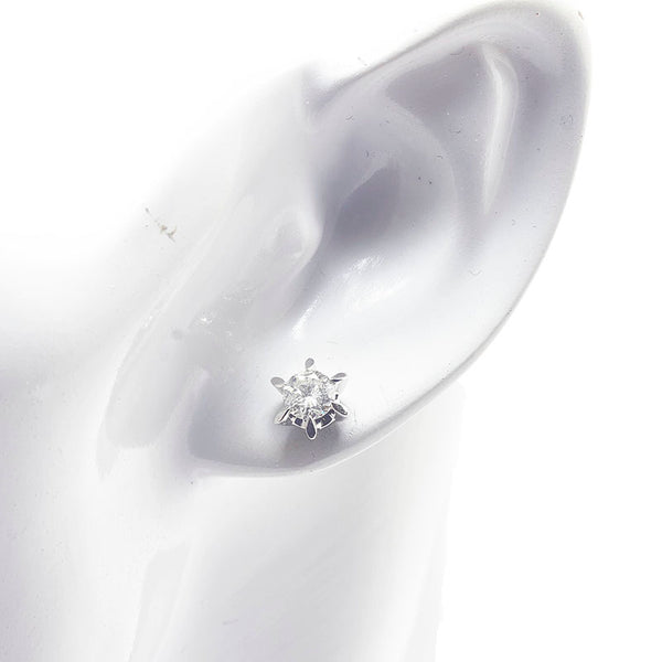Pt900 プラチナ ダイヤ1.00ct ピアス レディース 【中古】