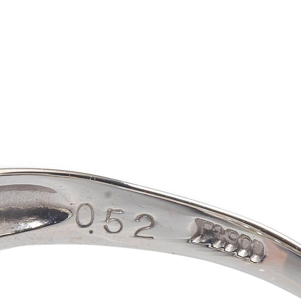 Pt900 プラチナ ダイヤ0.52ct リング 指輪 レディース 11.5号 【中古】
