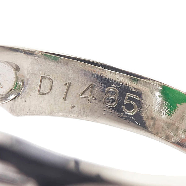Pt900 プラチナ ひすい9.84ct ダイヤ1.485ct リング 指輪 レディース 11号 【中古】