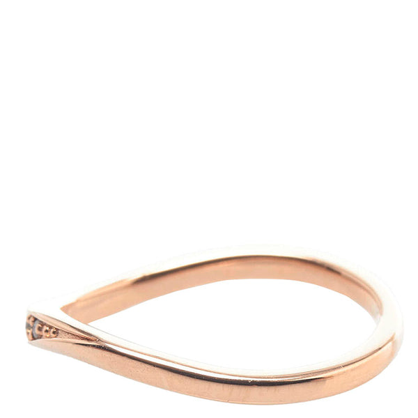 カナルヨンドシー K10PG ピンクゴールド ダイヤ リング 指輪 レディース canal4℃ 7号 【中古】