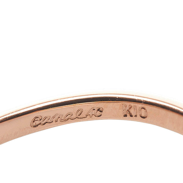 カナルヨンドシー K10PG ピンクゴールド ダイヤ リング 指輪 レディース canal4℃ 7号 【中古】