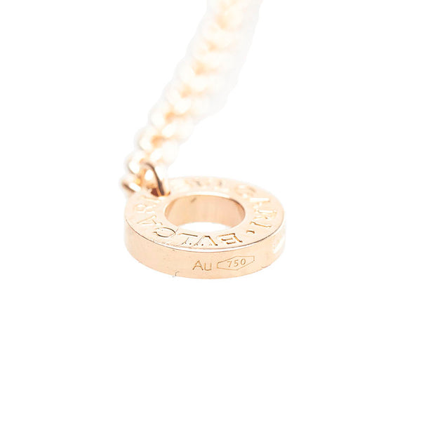 ブルガリ ビーゼロワン ネックレス K18PG ピンクゴールド レディース BVLGARI 【中古】