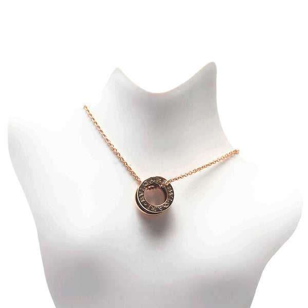 ブルガリ ビーゼロワン ネックレス K18PG ピンクゴールド レディース BVLGARI 【中古】
