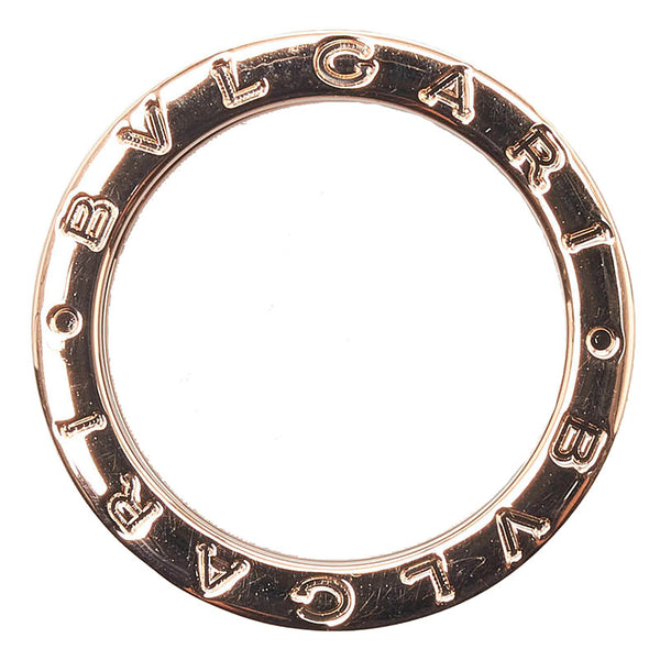 ブルガリ ビーゼロワン 52  リング 指輪 K18PG ピンクゴールド レディース BVLGARI 【中古】