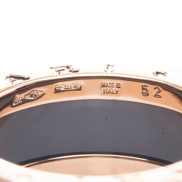 ブルガリ ビーゼロワン 52  リング 指輪 K18PG ピンクゴールド レディース BVLGARI 【中古】