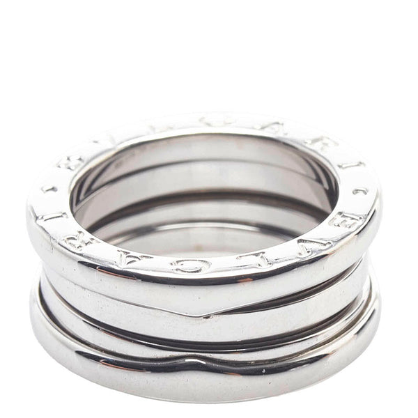 ブルガリ ビー ゼロワン リング 指輪 K18WG ホワイトゴールド レディース BVLGARI 【中古】