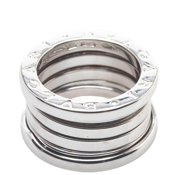 ブルガリ ビー ゼロワン リング 指輪 K18WG ホワイトゴールド レディース BVLGARI 【中古】