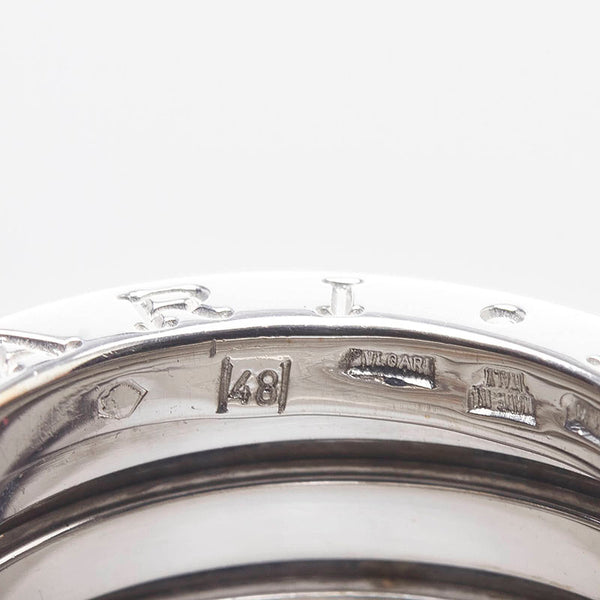 ブルガリ ビー ゼロワン リング 指輪 K18WG ホワイトゴールド レディース BVLGARI 【中古】