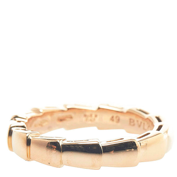 ブルガリ セルペンティ ヴァイパー リング 指輪 K18YG イエローゴールド レディース BVLGARI 【中古】