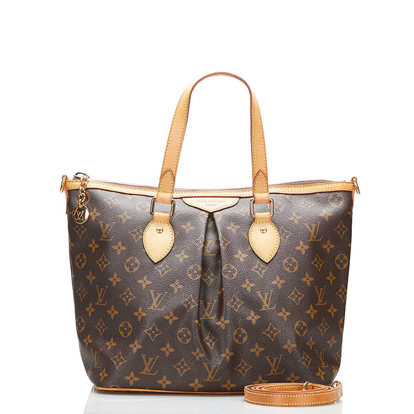 ルイ ヴィトン モノグラム パレルモPM ハンドバッグ ショルダーバッグ 2WAY M40145 ブラウン PVC レザー レディース LOUIS VUITTON 【中古】