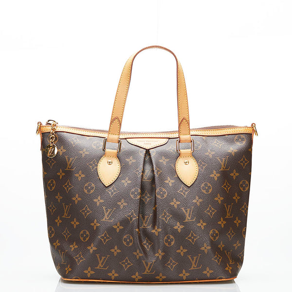 ルイ ヴィトン モノグラム パレルモPM ハンドバッグ ショルダーバッグ 2WAY M40145 ブラウン PVC レザー レディース LOUIS VUITTON 【中古】