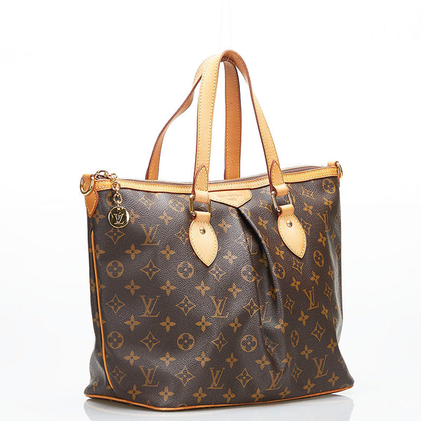 ルイ ヴィトン モノグラム パレルモPM ハンドバッグ ショルダーバッグ 2WAY M40145 ブラウン PVC レザー レディース LOUIS VUITTON 【中古】