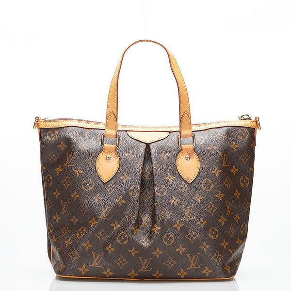 ルイ ヴィトン モノグラム パレルモPM ハンドバッグ ショルダーバッグ 2WAY M40145 ブラウン PVC レザー レディース LOUIS VUITTON 【中古】
