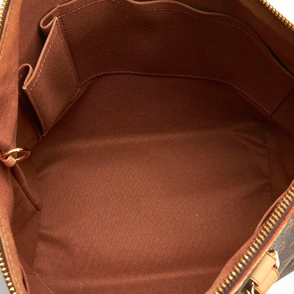 ルイ ヴィトン モノグラム パレルモPM ハンドバッグ ショルダーバッグ 2WAY M40145 ブラウン PVC レザー レディース LOUIS VUITTON 【中古】