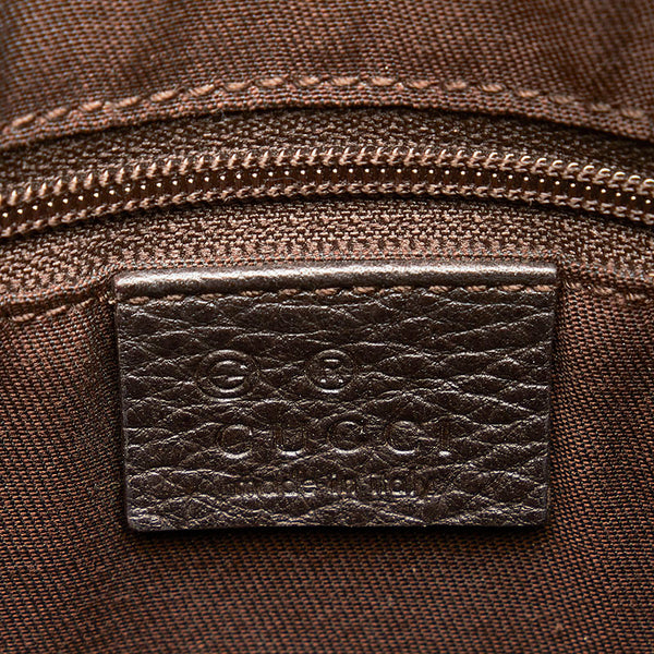 グッチ GGクリスタル アビー 斜め掛け ショルダーバッグ 265691 ベージュ ブラウン PVC レザー レディース GUCCI 【中古】