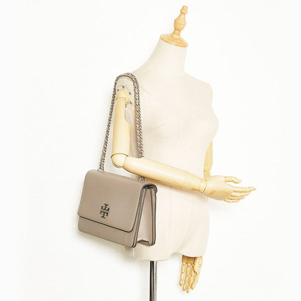 トリーバーチ チェーン ショルダーバッグ 73505 036 グレーヘロン フレンチグレー グレー レザー レディース Tory Burch 【中古】