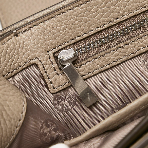 トリーバーチ チェーン ショルダーバッグ 73505 036 グレーヘロン フレンチグレー グレー レザー レディース Tory Burch 【中古】