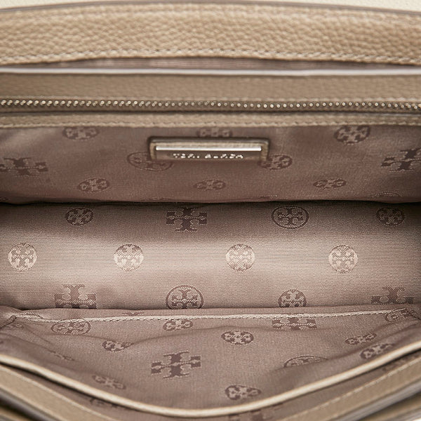 トリーバーチ チェーン ショルダーバッグ 73505 036 グレーヘロン フレンチグレー グレー レザー レディース Tory Burch 【中古】