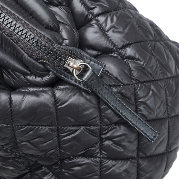 シャネル コココクーン ハンドバッグ トートバッグ ブラック ナイロン レディース CHANEL 【中古】