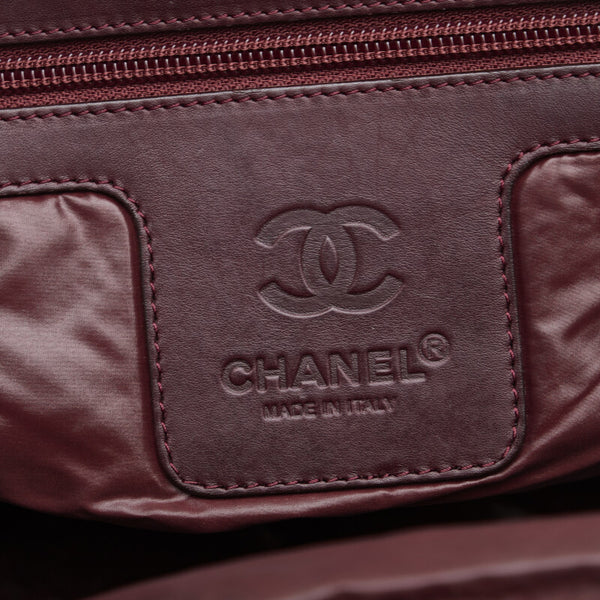 シャネル コココクーン ハンドバッグ トートバッグ ブラック ナイロン レディース CHANEL 【中古】