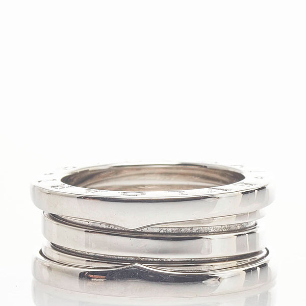 ブルガリ ビーゼロワン　 リング 指輪 K18WG ホワイトゴールド レディース BVLGARI 【中古】