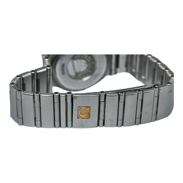 オメガ コンステレーション 腕時計 クオーツ ホワイト文字盤 ステンレススチール レディース OMEGA 【中古】