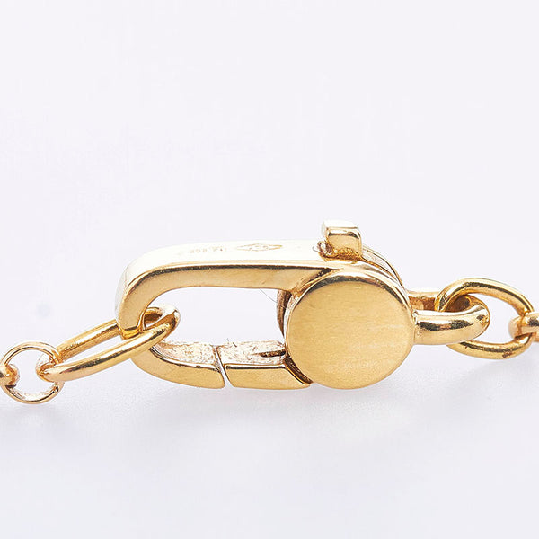 グッチ ジャッキー バッグチャーム ネックレス ゴールド K18YG イエローゴールド レディース GUCCI 【中古】