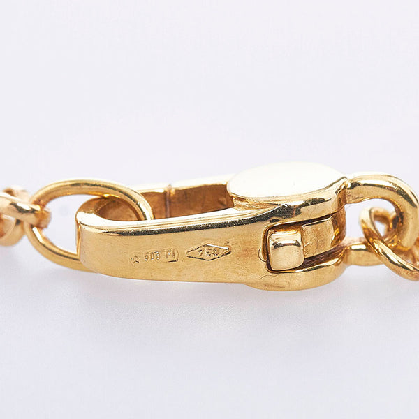 グッチ ジャッキー バッグチャーム ネックレス ゴールド K18YG イエローゴールド レディース GUCCI 【中古】