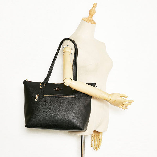 コーチ ショルダーバッグ トートバッグ F79608 ブラック レザー レディース COACH 【中古】