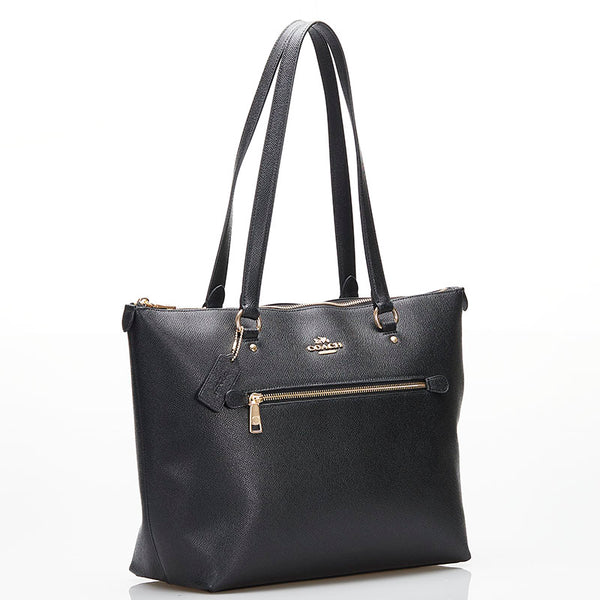 コーチ ショルダーバッグ トートバッグ F79608 ブラック レザー レディース COACH 【中古】