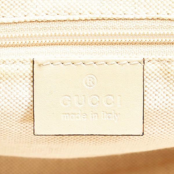 グッチ GGキャンバス スーキー ハンドバッグ ショルダーバッグ 2WAY 223974 ベージュ キャンバス レザー レディース GUCCI 【中古】