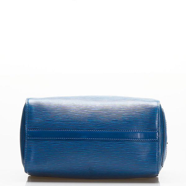 ルイ ヴィトン エピ スピーディ25 ハンドバッグ ミニボストン M43015 トレドブルー レザー レディース LOUIS VUITTON 【中古】