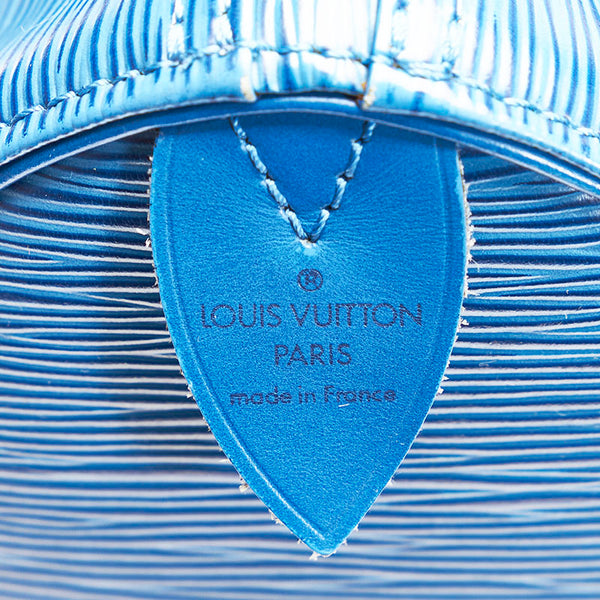 ルイ ヴィトン エピ スピーディ25 ハンドバッグ ミニボストン M43015 トレドブルー レザー レディース LOUIS VUITTON 【中古】