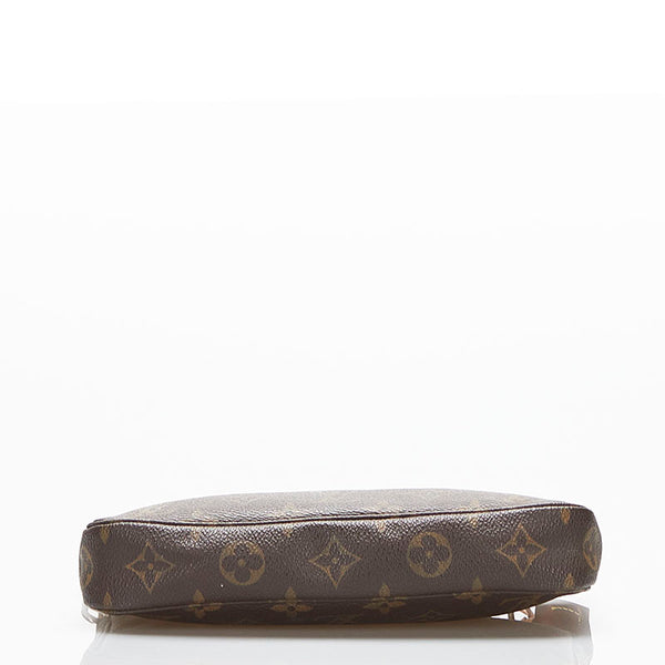 ルイ ヴィトン モノグラム ポシェット アクセソワール アクセサリーポーチ M51980 ブラウン PVC レザー レディース LOUIS VUITTON 【中古】