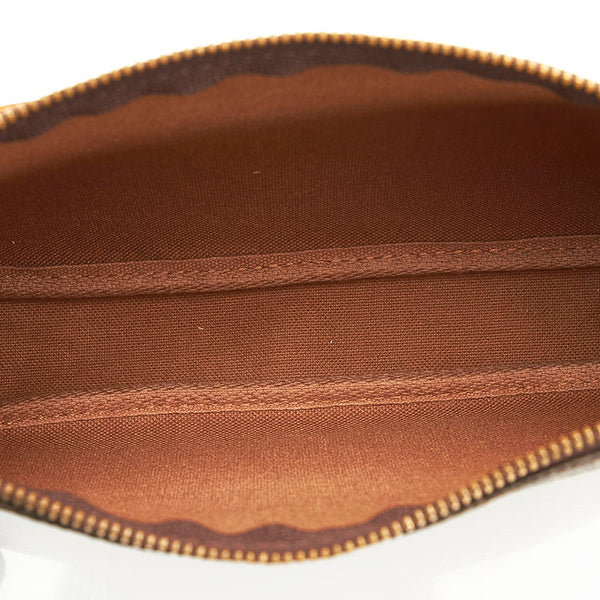 ルイ ヴィトン モノグラム ポシェット アクセソワール アクセサリーポーチ M51980 ブラウン PVC レザー レディース LOUIS VUITTON 【中古】