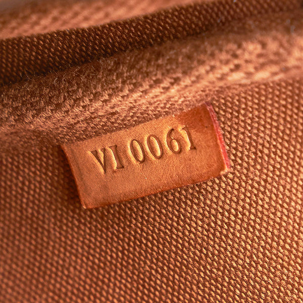 ルイ ヴィトン モノグラム ポシェット アクセソワール アクセサリーポーチ M51980 ブラウン PVC レザー レディース LOUIS VUITTON 【中古】
